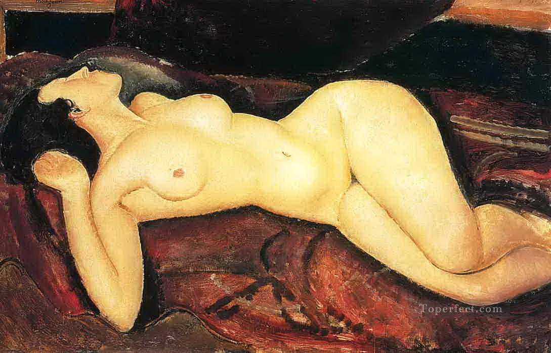 Desnudo yacente 1917 Amedeo Modigliani Pintura al óleo